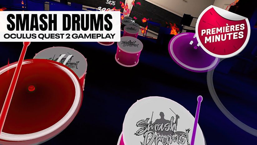 Smash Drums sur Oculus Quest : La version 1.0 est disponible