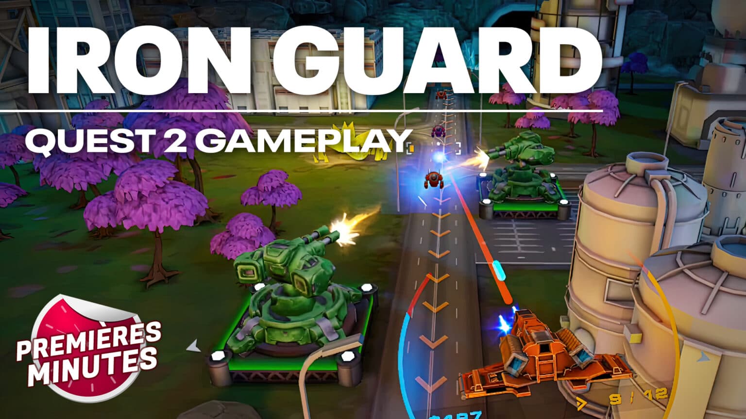 Iron Guard Gameplay Meta Quest 2 Un Tower Defense façon "modèle réduit"