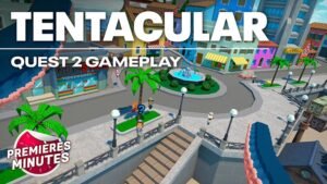 Tentacular : Gameplay Quest 2 – Des défis de construction pour une pieuvre géante !