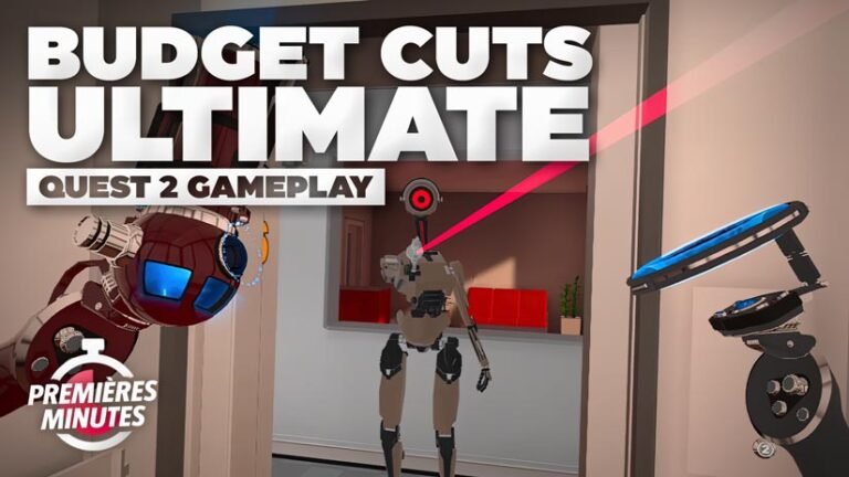 Budget Cuts Ultimate : Gameplay Meta Quest 2 – Robots, couteaux et infiltration !