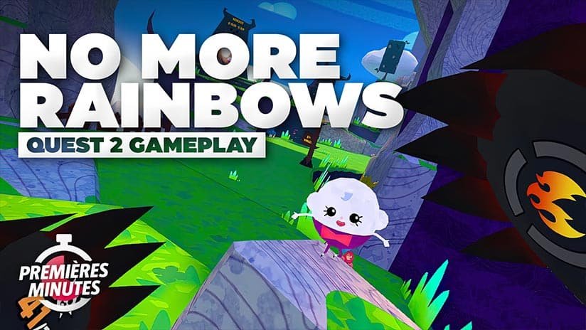 No More Rainbows : Gameplay Meta Quest 2 – Chaos dans les mondes tout mignon